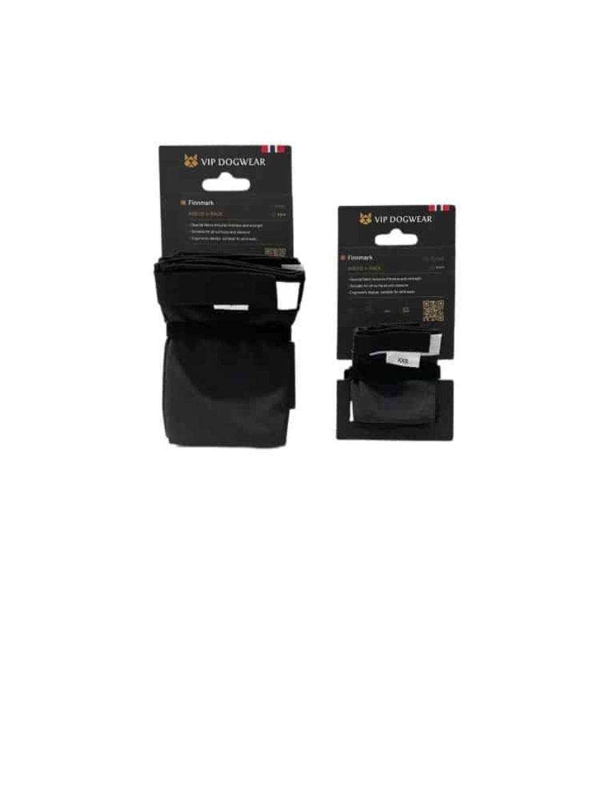 Bilde av VIP Dogwear Finnmark potesokk 4pl lav black